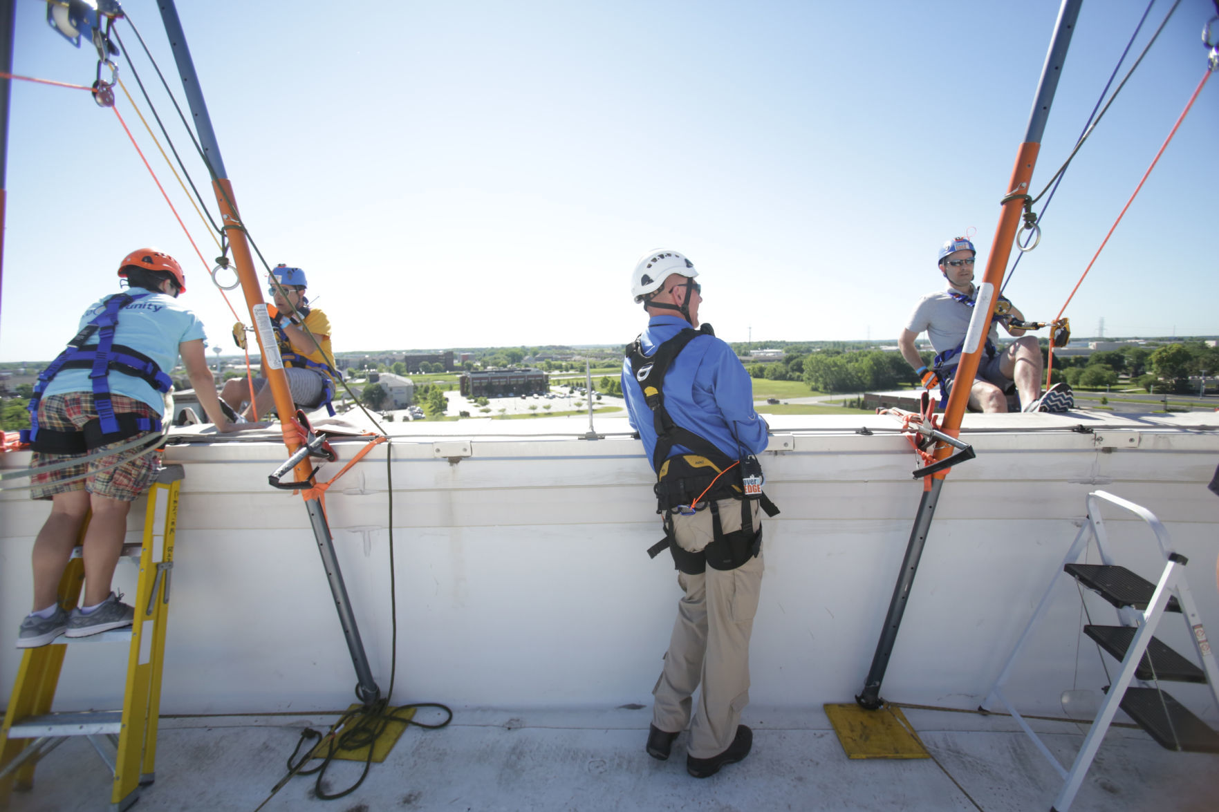 Lake Area United Way Rappelling